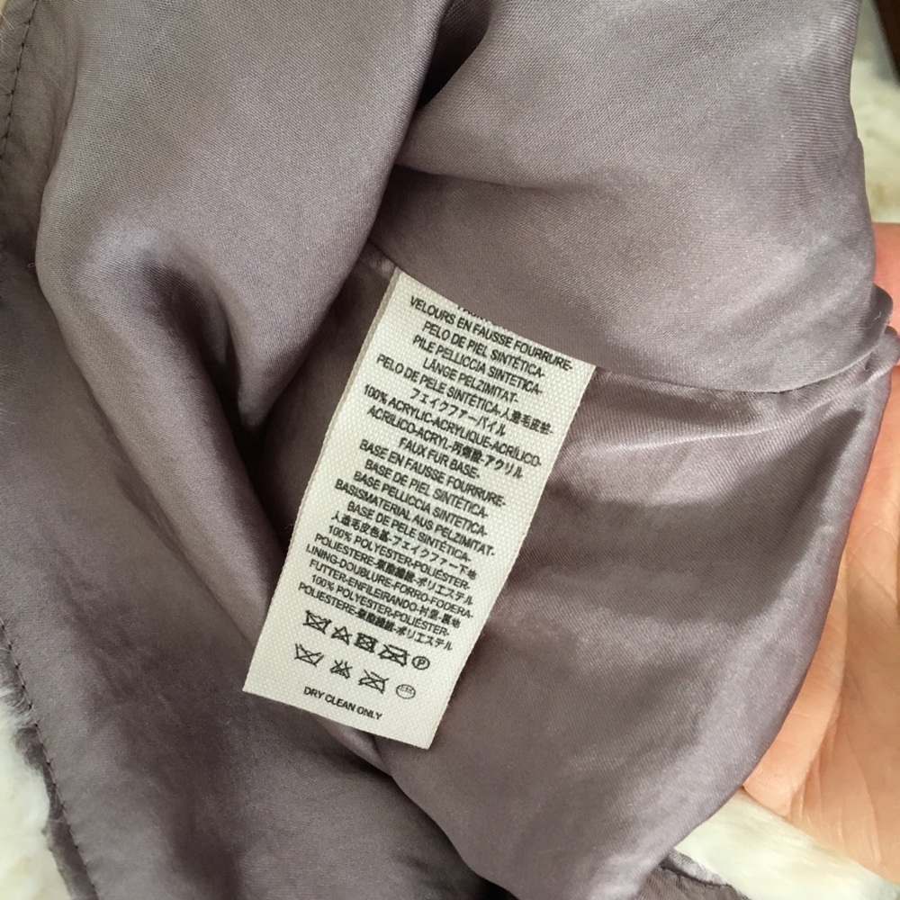 FREE PEOPLE Embroidered Cascade Fur Jacket Sz S - Picture 9 of 9